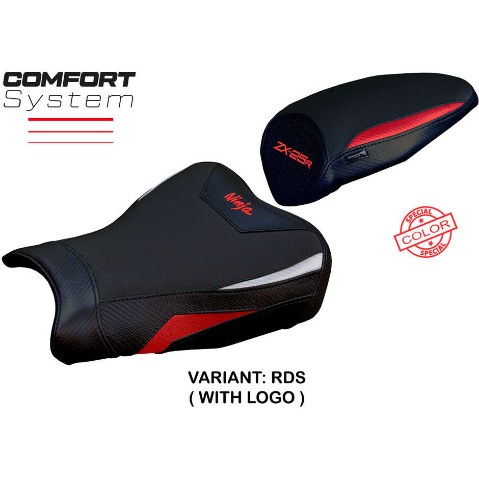 TPZ Italia Seat Cover Specific for Kawasaki Ninja ZX 25 R 2020-2025 Model Hermes Comfort System