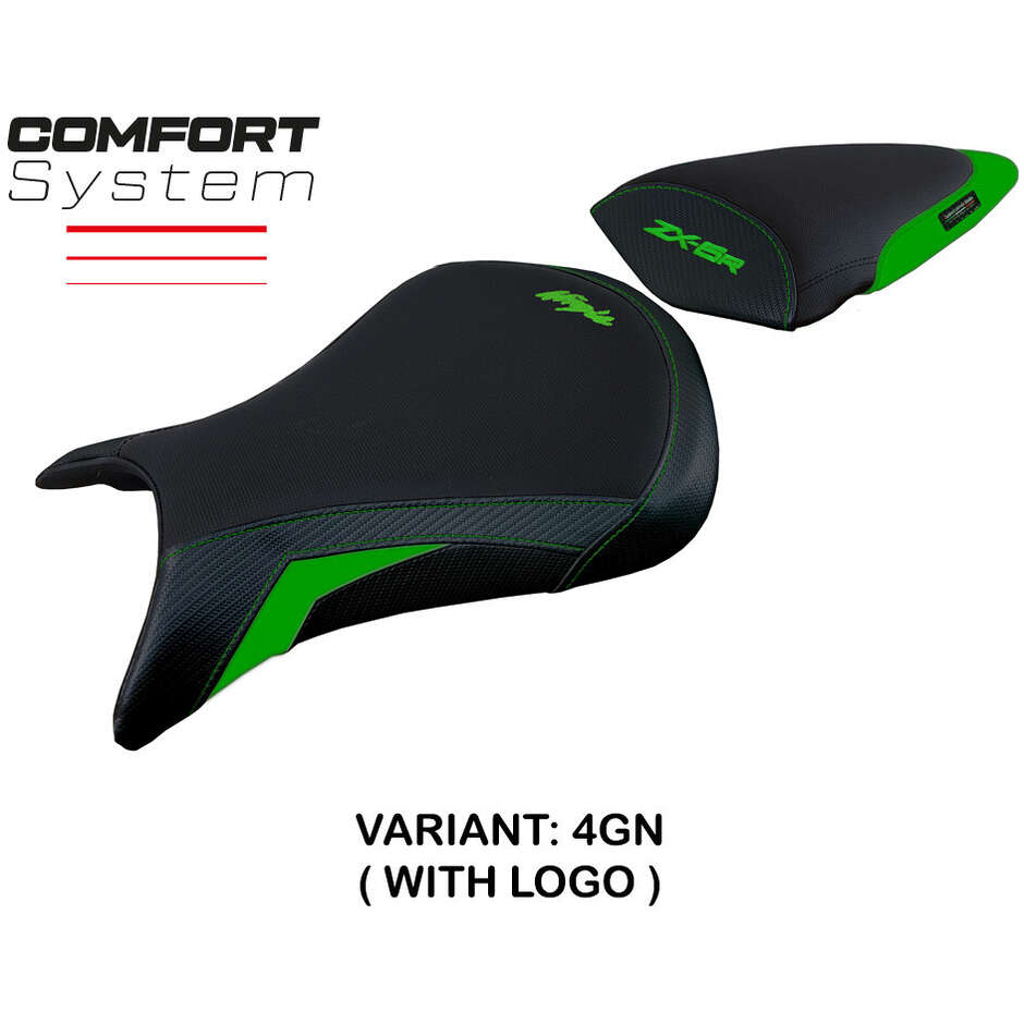 TPZ Italia Seat Cover Specific for Kawasaki Ninja ZX 6 R 2007 - 2008 Model Andujar Comfort System