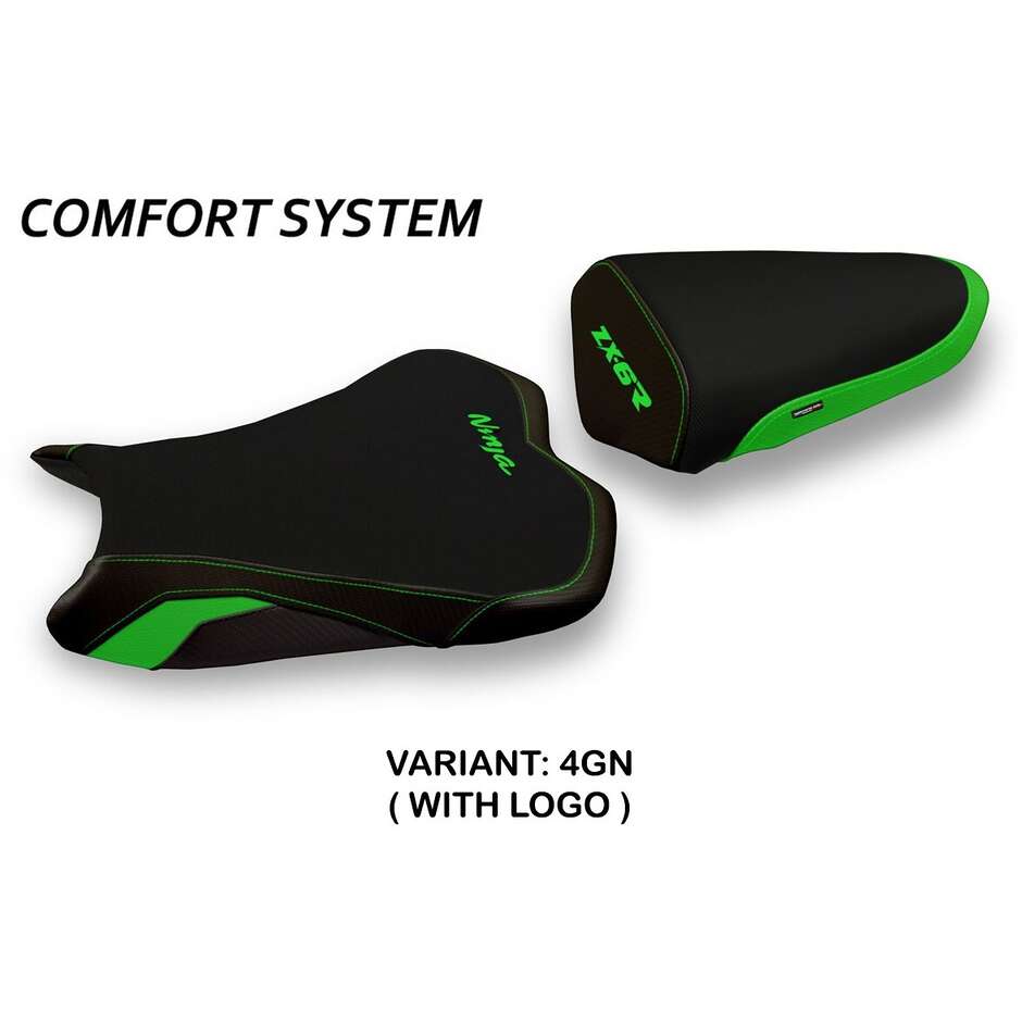 TPZ Italia Seat Cover Specific for Kawasaki Ninja ZX 6 R 2013 - 2018 Model Luanda 2 Comfort System