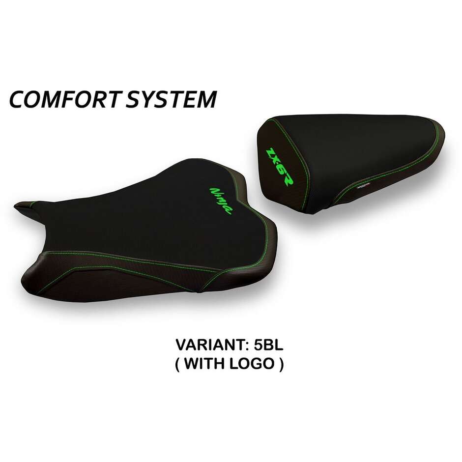 Rivestimento Sella TPZ Italia Specifico Per Kawasaki Ninja ZX 6 R 2013 - 2018 Modello Luanda 2 Comfort System