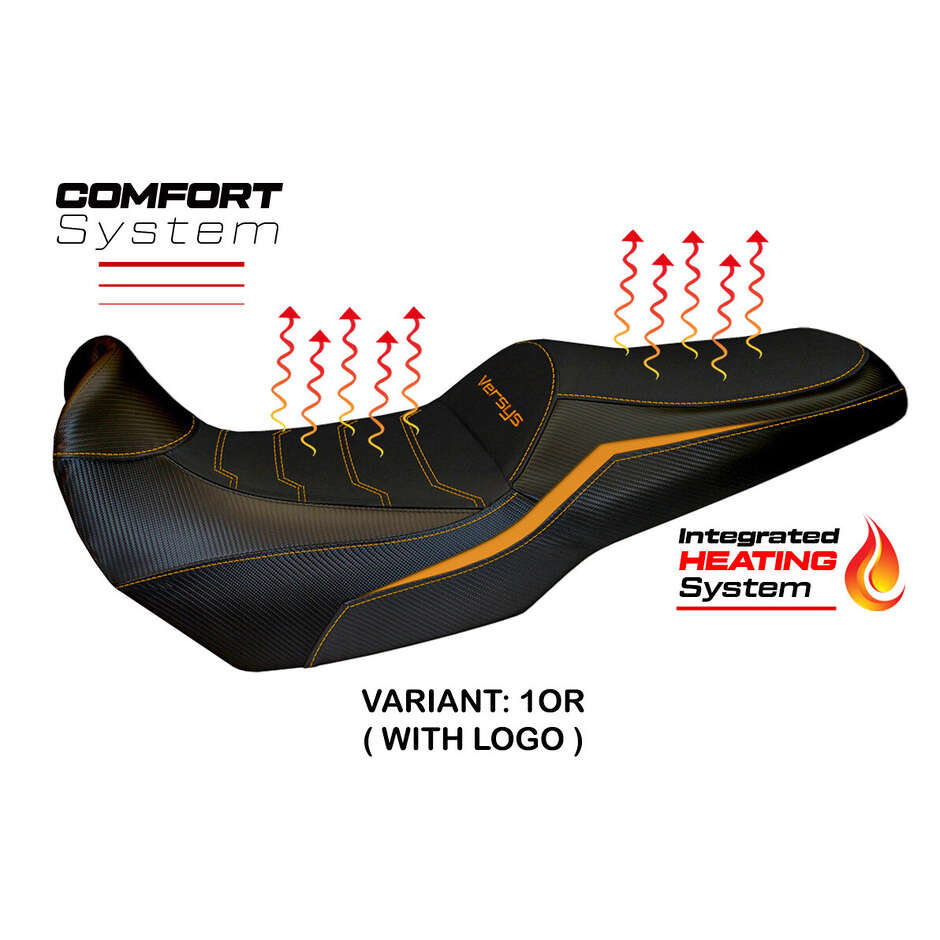 TPZ Italia Seat Cover Specific for Kawasaki Versys 1000 2019 - 2024 - Heating Comfort System