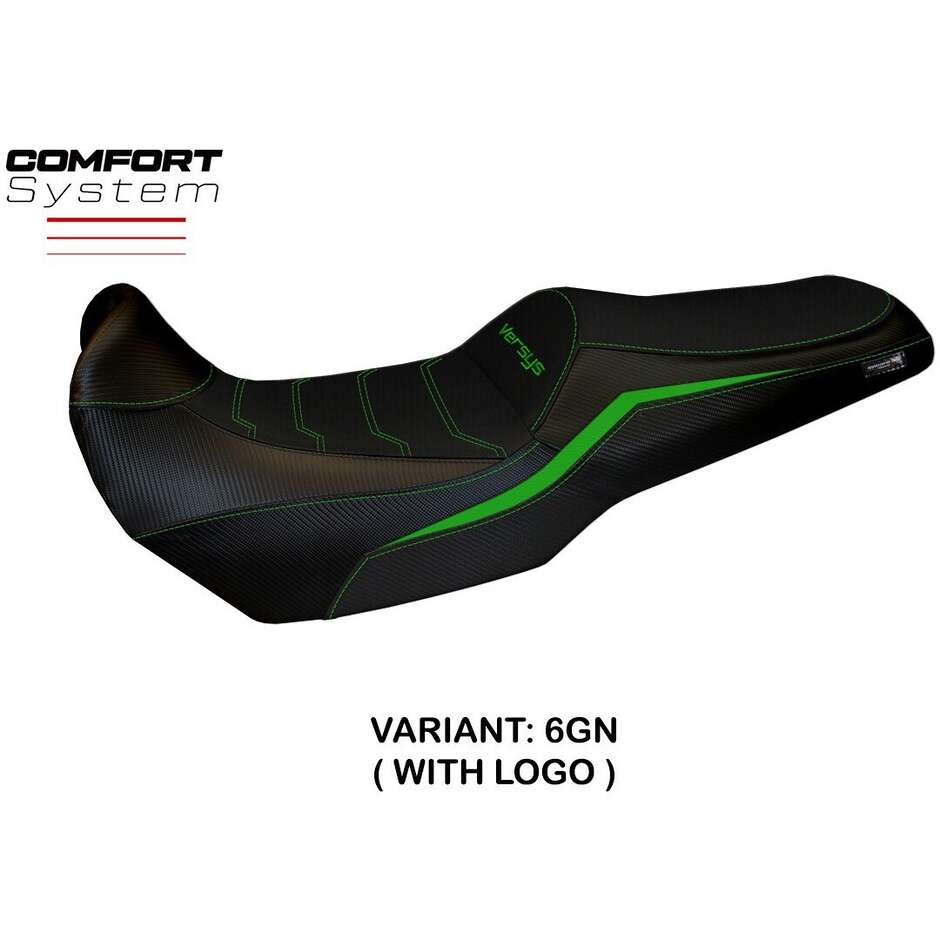 TPZ Italia Seat Cover Specific for Kawasaki Versys 1000 2019 - 2024 Model Elvas Comfort System