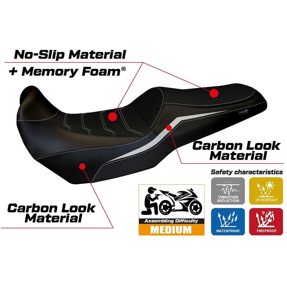 TPZ Italia Seat Cover Specific for Kawasaki Versys 1100 2025 Model Sakata Comfort System