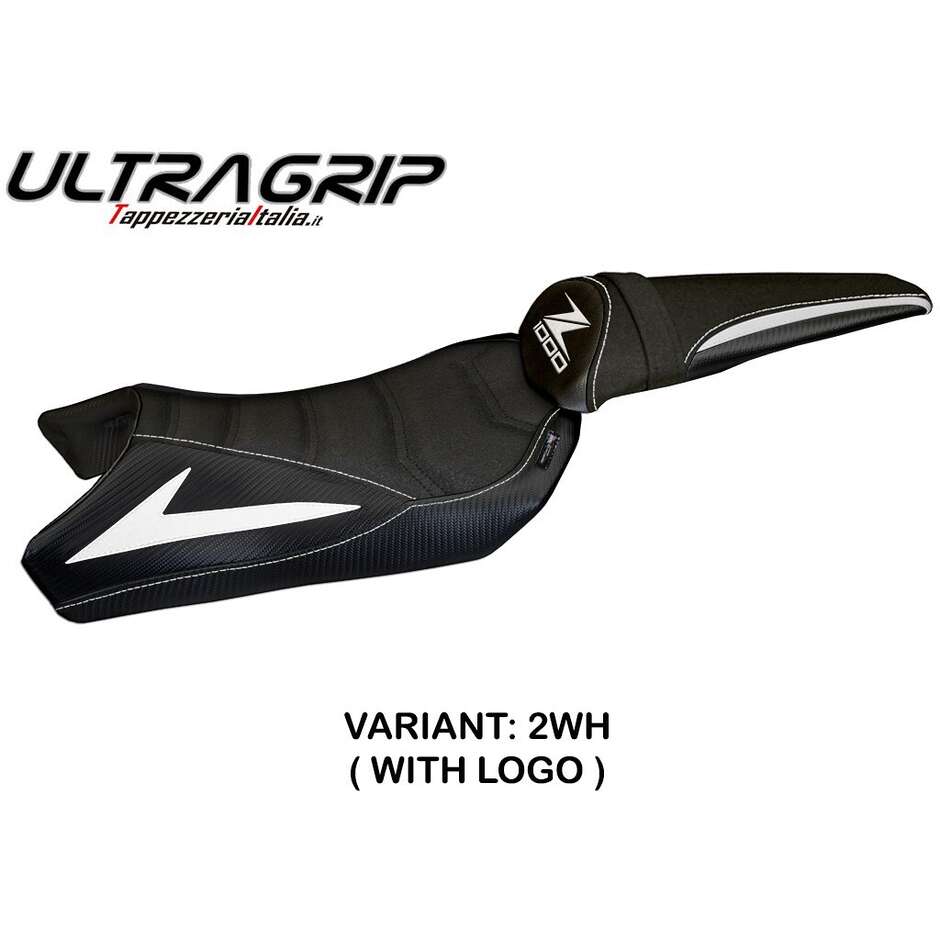 TPZ Italia Seat Cover Specific for Kawasaki Z 1000 2010 - 2013 Model Berna Total Black Ultragrip