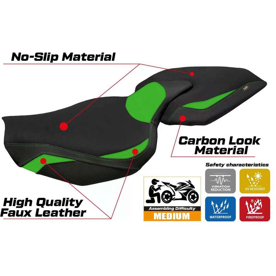 TPZ Italia Seat Cover Specific for Kawasaki Z 1100 2026 Model Sagat Comfort System