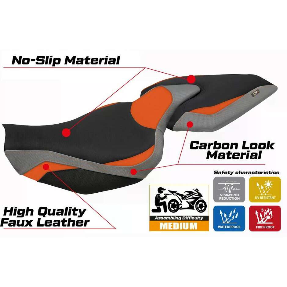 TPZ Italia Seat Cover Specific for Kawasaki Z 1100 2026 Sagat Model