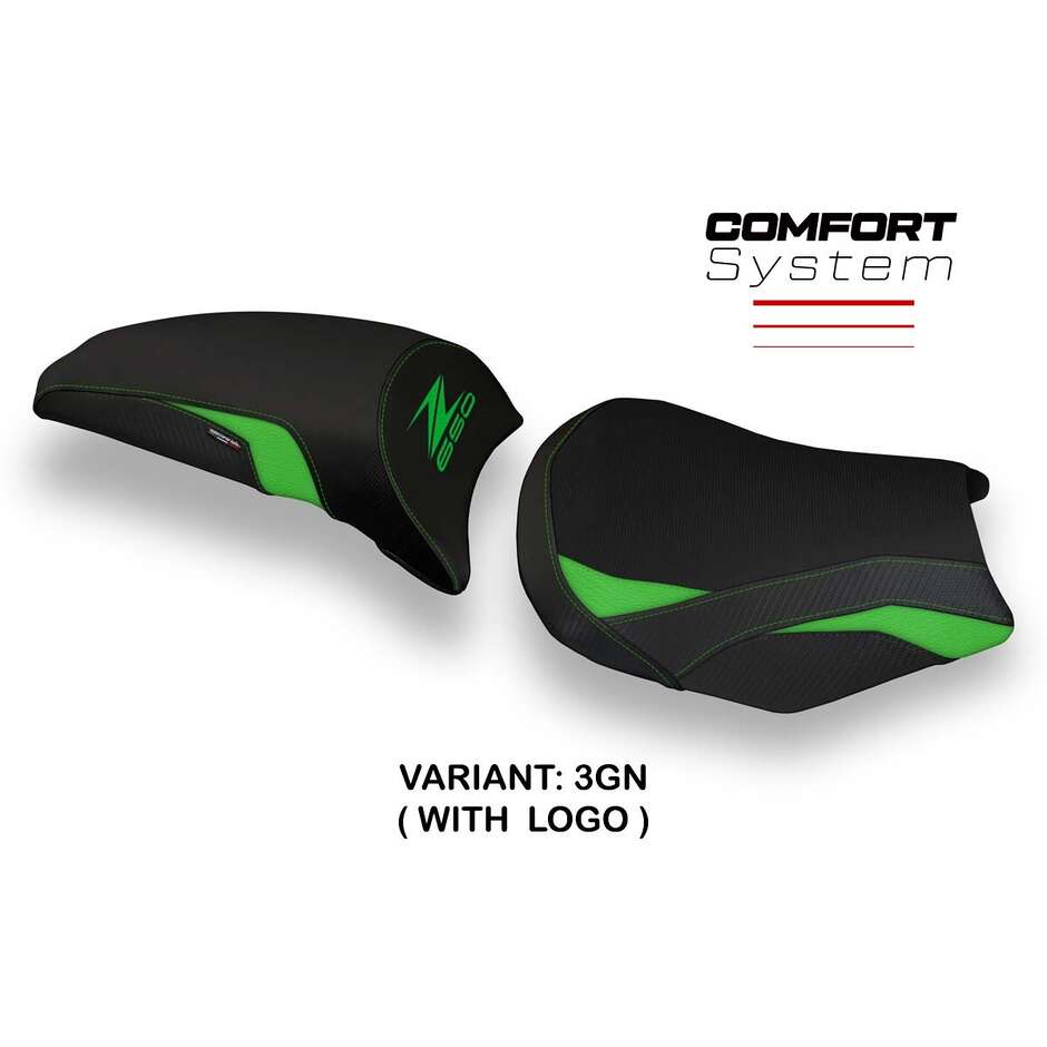 TPZ Italia Seat Cover Specific for Kawasaki Z 650 2017-2025 Model Vergato 1 Comfort System