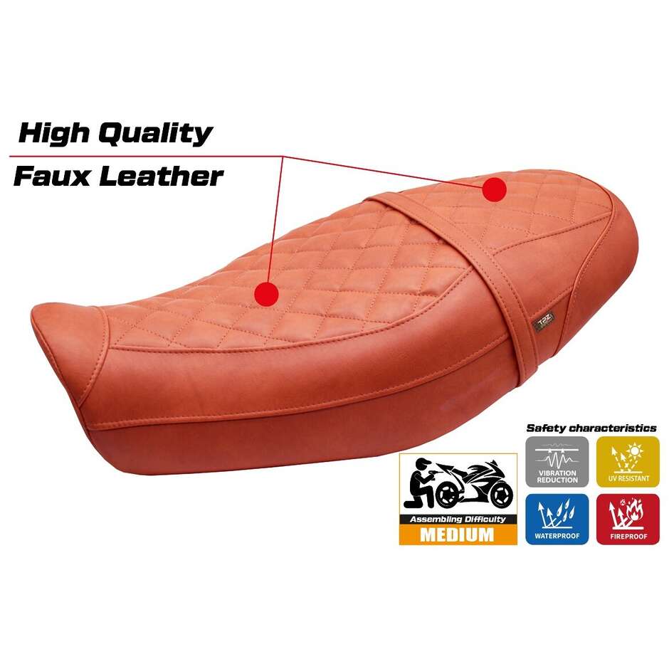 TPZ Italia Seat Cover Specific for Kawasaki Z 650 RS 2022-2025 Unnan Model
