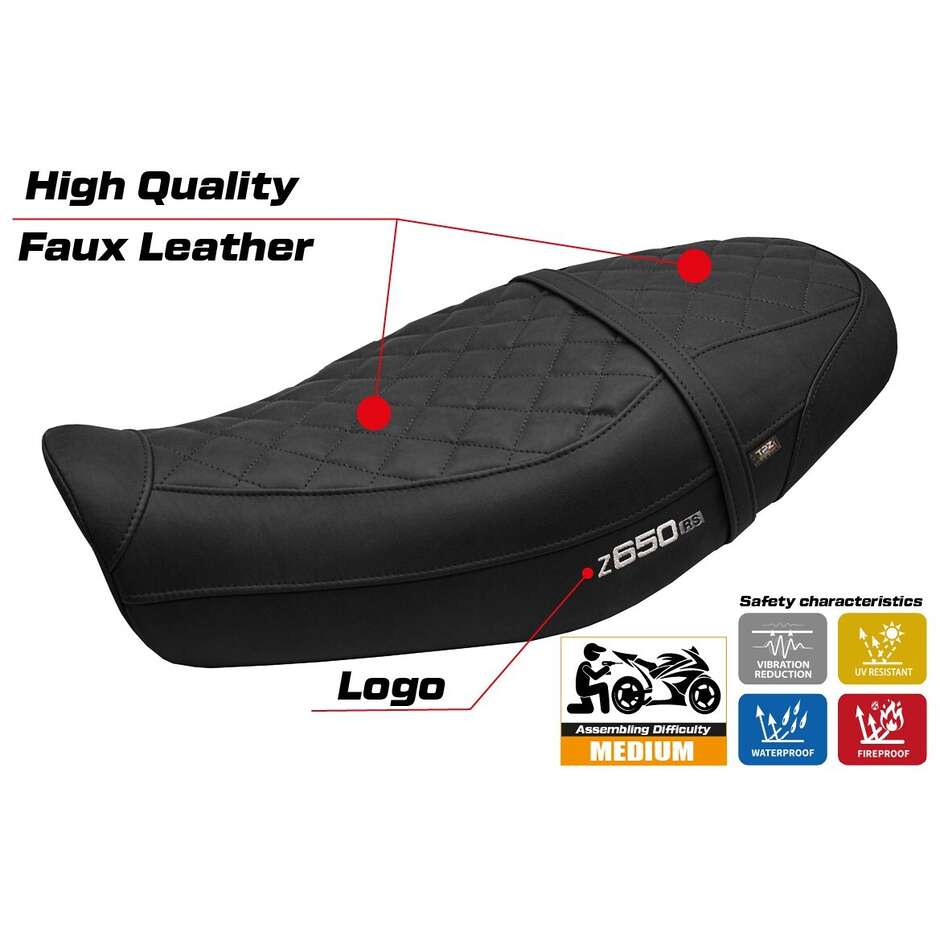 TPZ Italia Seat Cover Specific for Kawasaki Z 650 RS 2022-2025 Unnan Model
