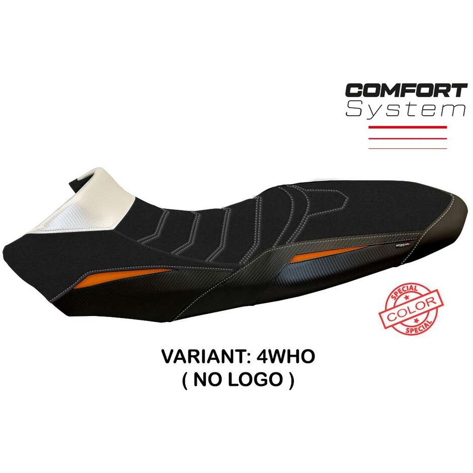 TPZ Italia Seat Cover Specific for KTM 1290 Super Adventure R 2017 - 2020 Model Ginevra Special Color Comfort System