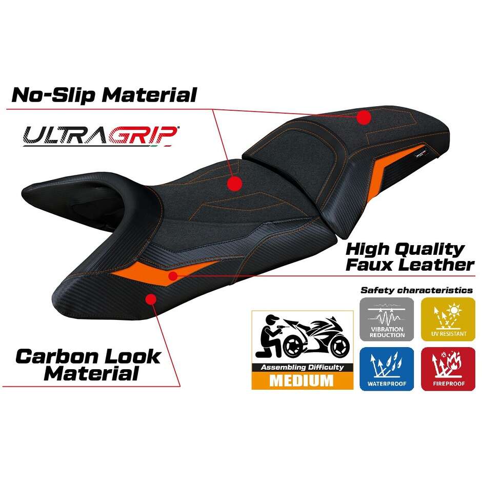 TPZ Italia Seat Cover Specific for KTM 1390 Super Adventure S 2025 Model Enns Ultragrip