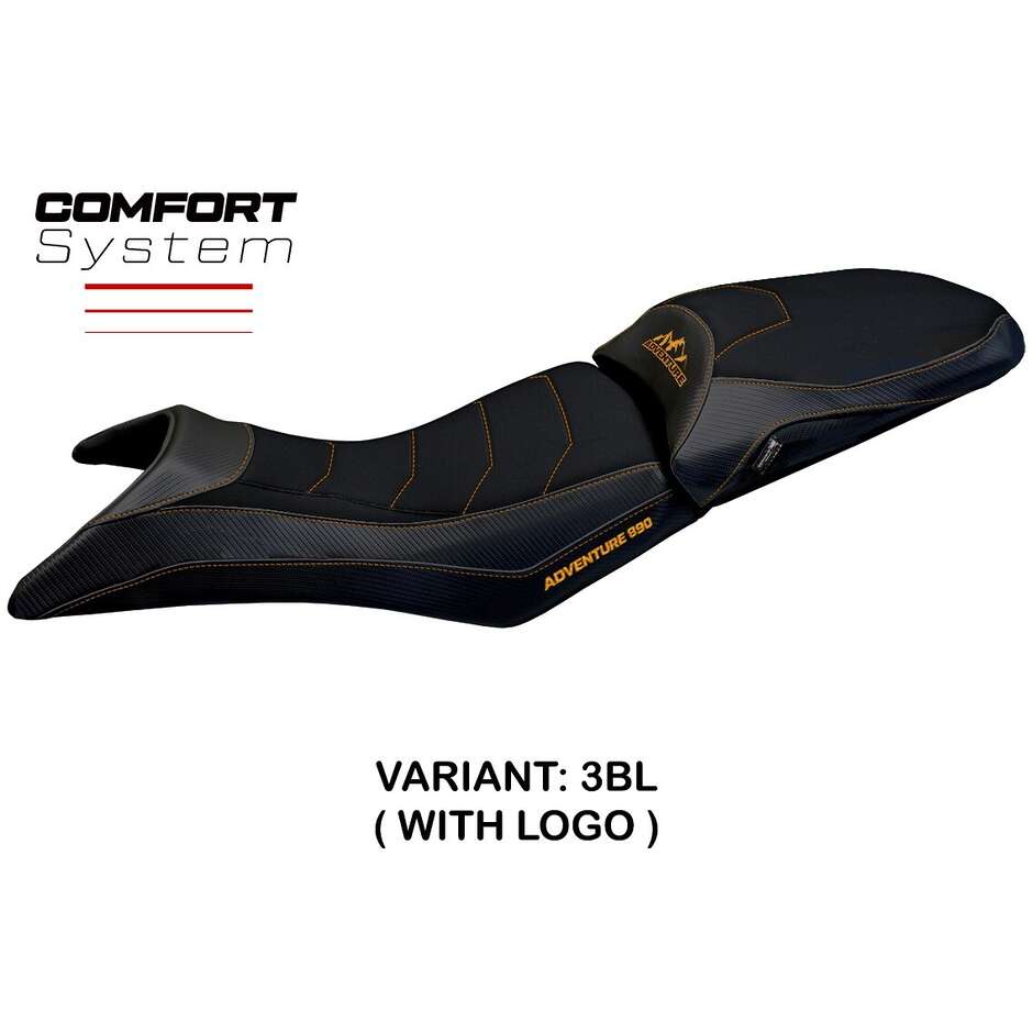 TPZ Italia Seat Cover Specific for KTM 890 Adventure 2021-2025 Model Gelso Comfort System