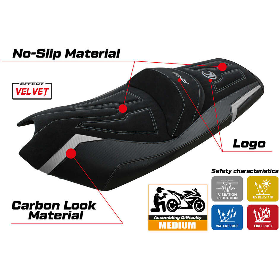 TPZ Italia Seat Cover Specific for Kymco AK 550 2017 - 2024 Rajka Model