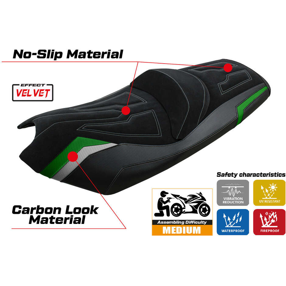TPZ Italia Seat Cover Specific for Kymco AK 550 2017 - 2024 Rajka Model