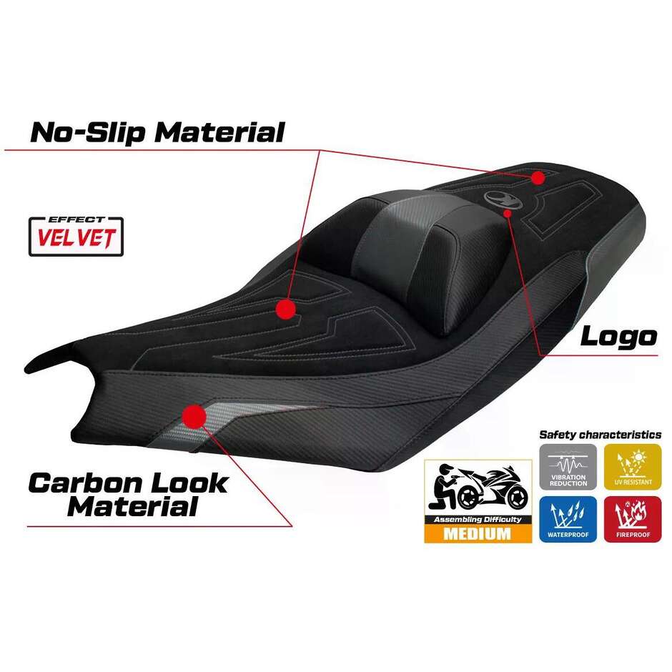 TPZ Italia Seat Cover Specific for Kymco AK 550 Premium 2023-2025 Datong Model