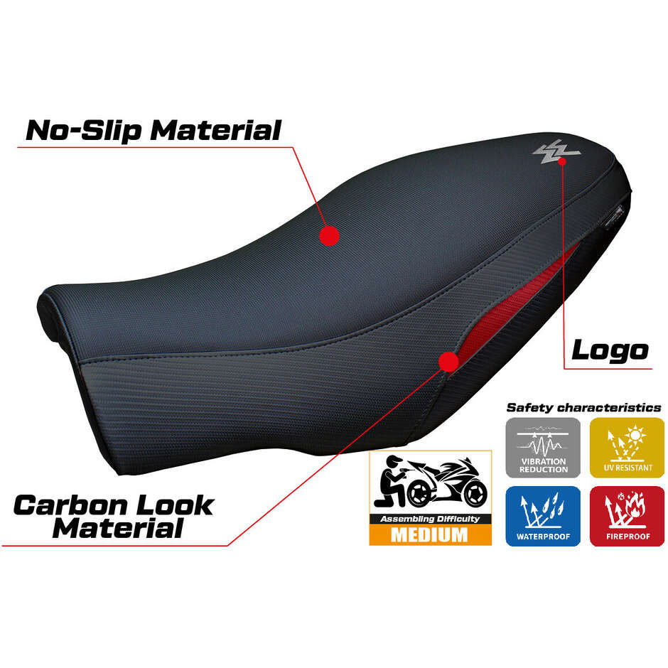 TPZ Italia Seat Cover Specific for Moto Morini Seiemmezzo 2022-2025 Alanya Model