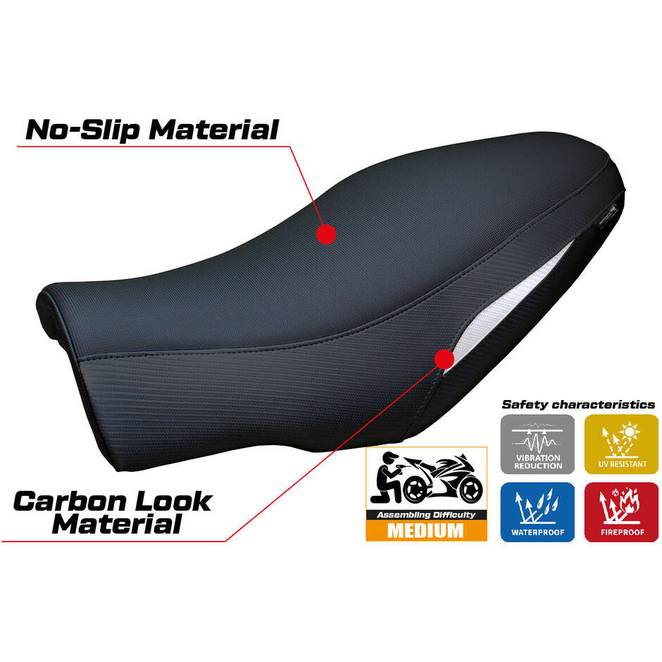 TPZ Italia Seat Cover Specific for Moto Morini Seiemmezzo 2022-2025 Alanya Model