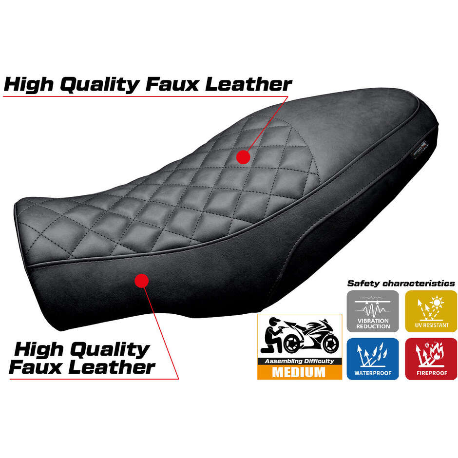 TPZ Italia Seat Cover Specific for Moto Morini Seiemmezzo 2022-2025 Alanya Vintage Model