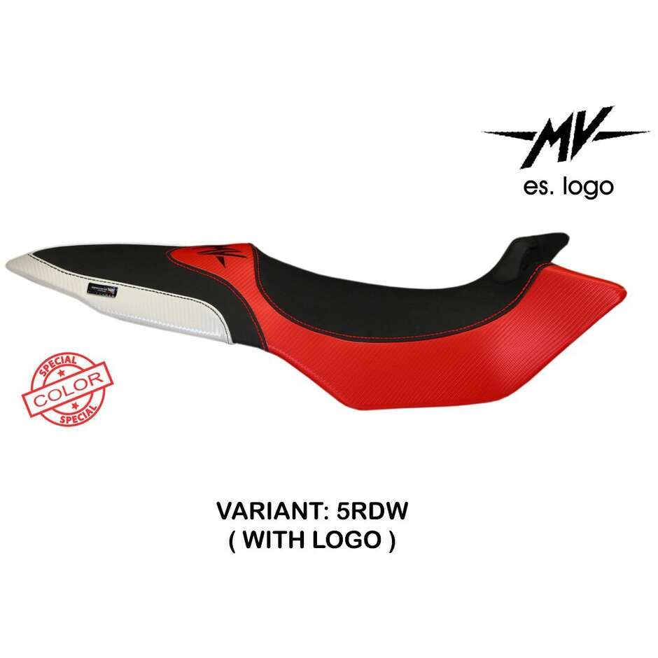 TPZ Italia Seat Cover Specific for MV Agusta Brutale 675 / 800 2012 - 2015 Model Biella Special Color