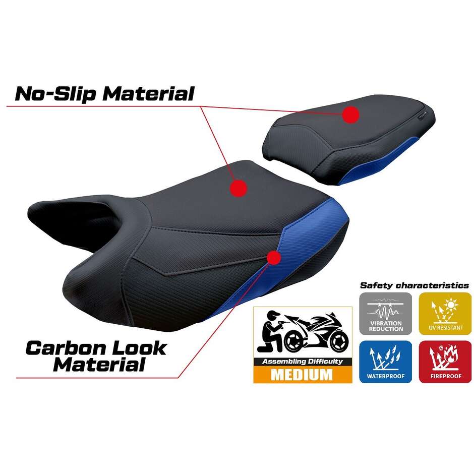 TPZ Italia Seat Cover Specific for QJ Motor SRT 800 X / S / SX 2023-2025 Wuhai Model