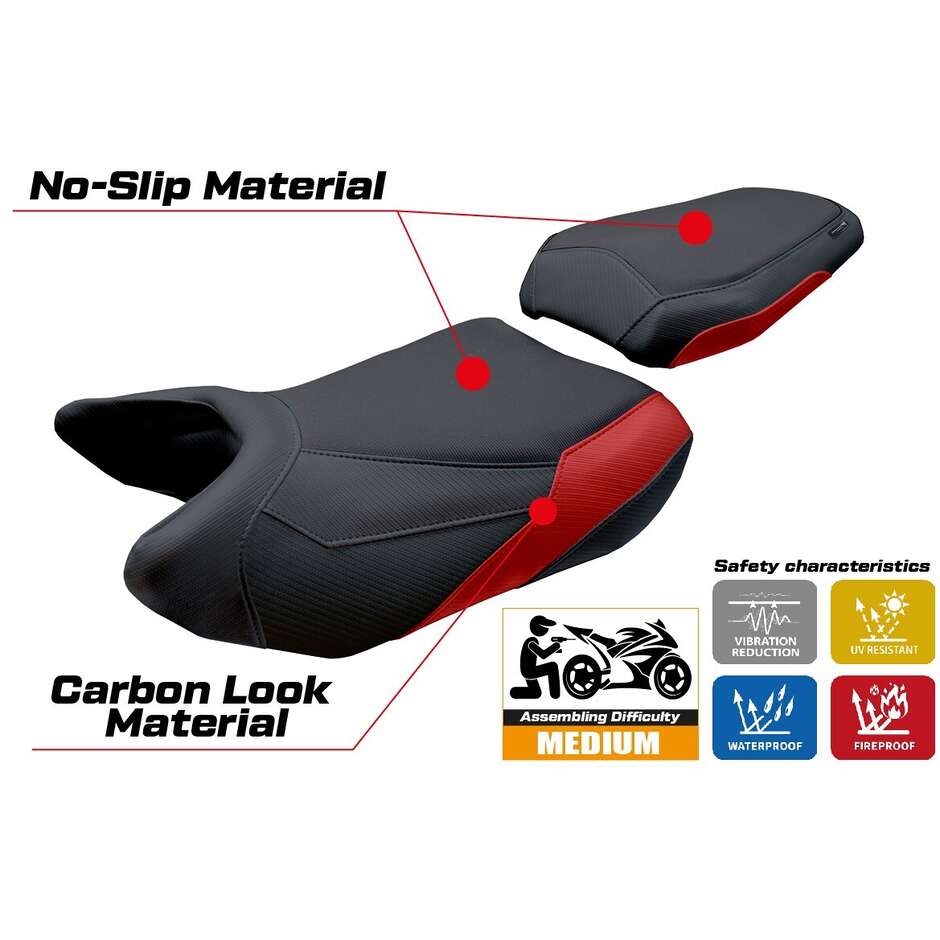 TPZ Italia Seat Cover Specific for QJ Motor SRT 800 X / S / SX 2023-2025 Wuhai Model