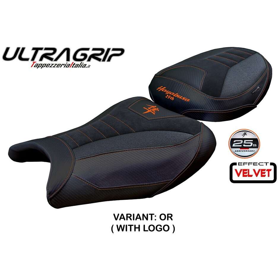 TPZ Italia Seat Cover Specific for Suzuki GSX R 1300 Hayabusa 2021 - 2025 Model Denia Velvet Ultragrip
