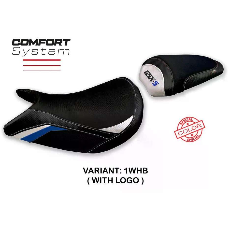 TPZ Italia Seat Cover Specific for Suzuki GSX S 1000 2021-2025 Model Lindi Special Color Comfort System