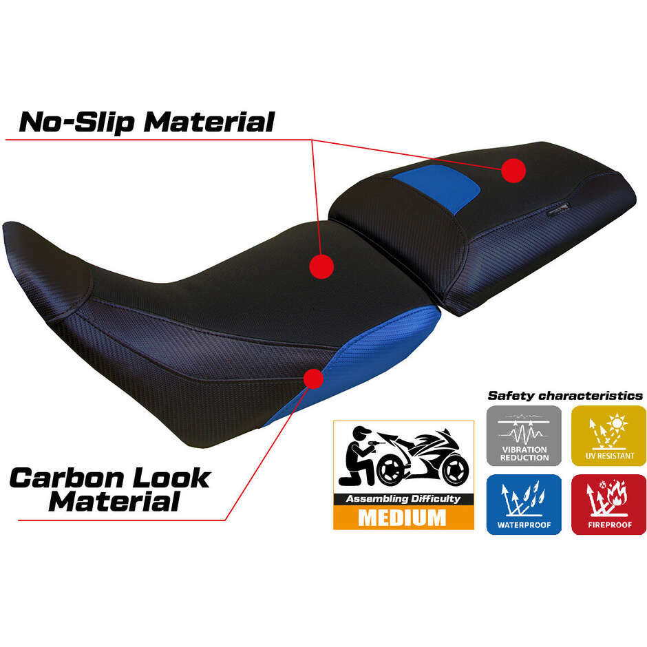 TPZ Italia Seat Cover Specific for Suzuki V-Strom 1050 2020-2025 Model Surat