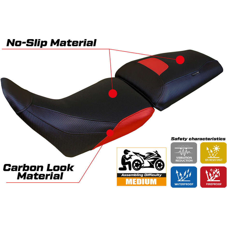 TPZ Italia Seat Cover Specific for Suzuki V-Strom 1050 2020-2025 Model Surat