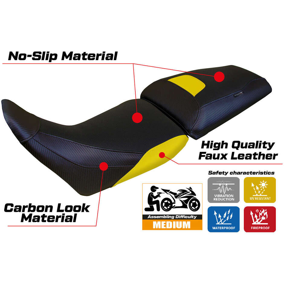 TPZ Italia Seat Cover Specific for Suzuki V-Strom 1050 2020-2025 Model Surat