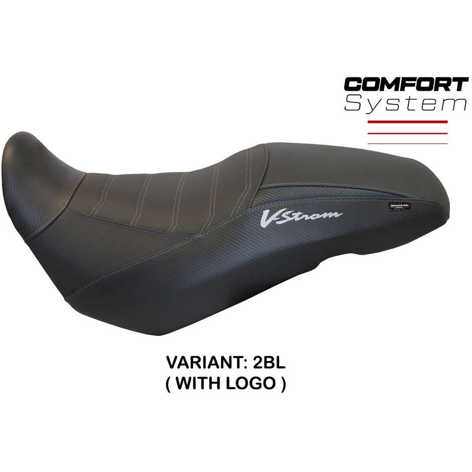 TPZ Italia Seat Cover Specific for Suzuki V-Strom 650 2017 - 2024 Model Georgia Comfort System