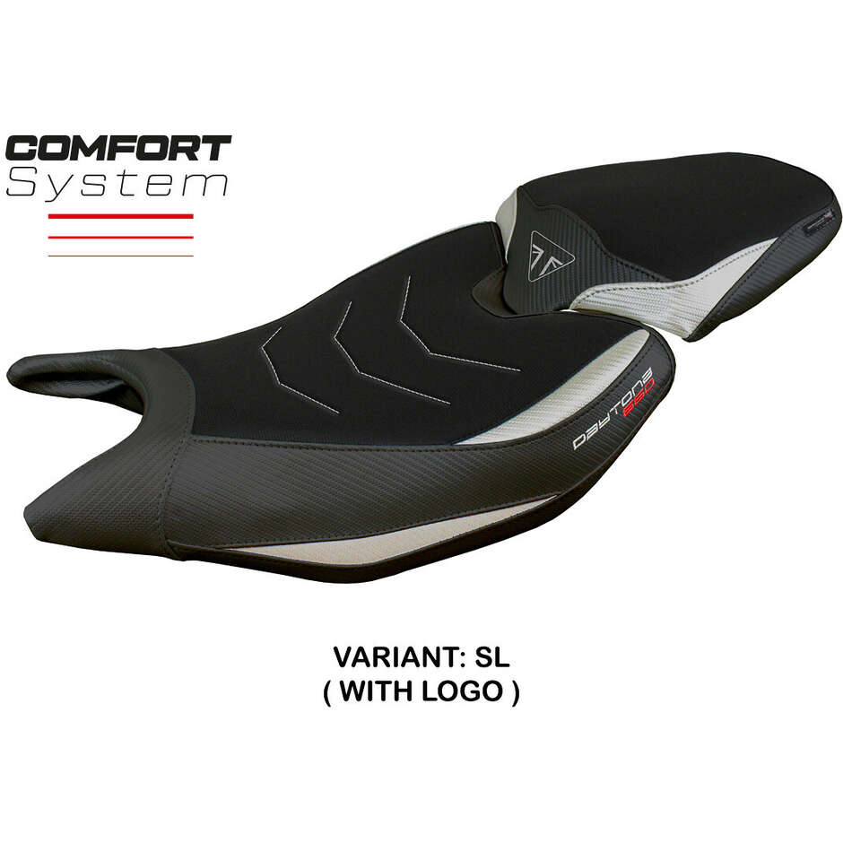 TPZ Italia Seat Cover Specific for Triumph Daytona 660 2024-2025 Model Reims Comfort System