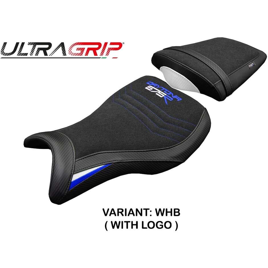 TPZ Italia Seat Cover Specific for Triumph Daytona 675R 2006-2012 Model Ripley Ultragrip