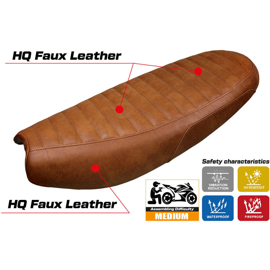 TPZ Italia Seat Cover Specific for Triumph Scrambler 1200 2019-2025 Hull Model