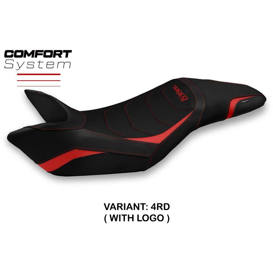 TPZ Italia Seat Cover Specific for Triumph Speed Triple 2011 - 2015 Model Ghibellina 1 Comfort System