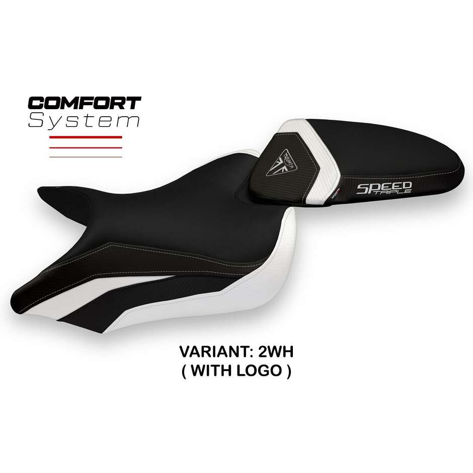 TPZ Italia Seat Cover Specific for Triumph Speed Triple 2016 - 2021 Model 1 Comfort System