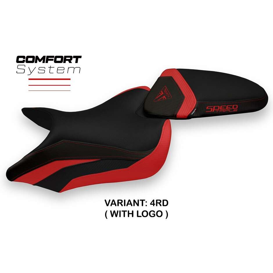 TPZ Italia Seat Cover Specific for Triumph Speed Triple 2016 - 2021 Model 1 Comfort System