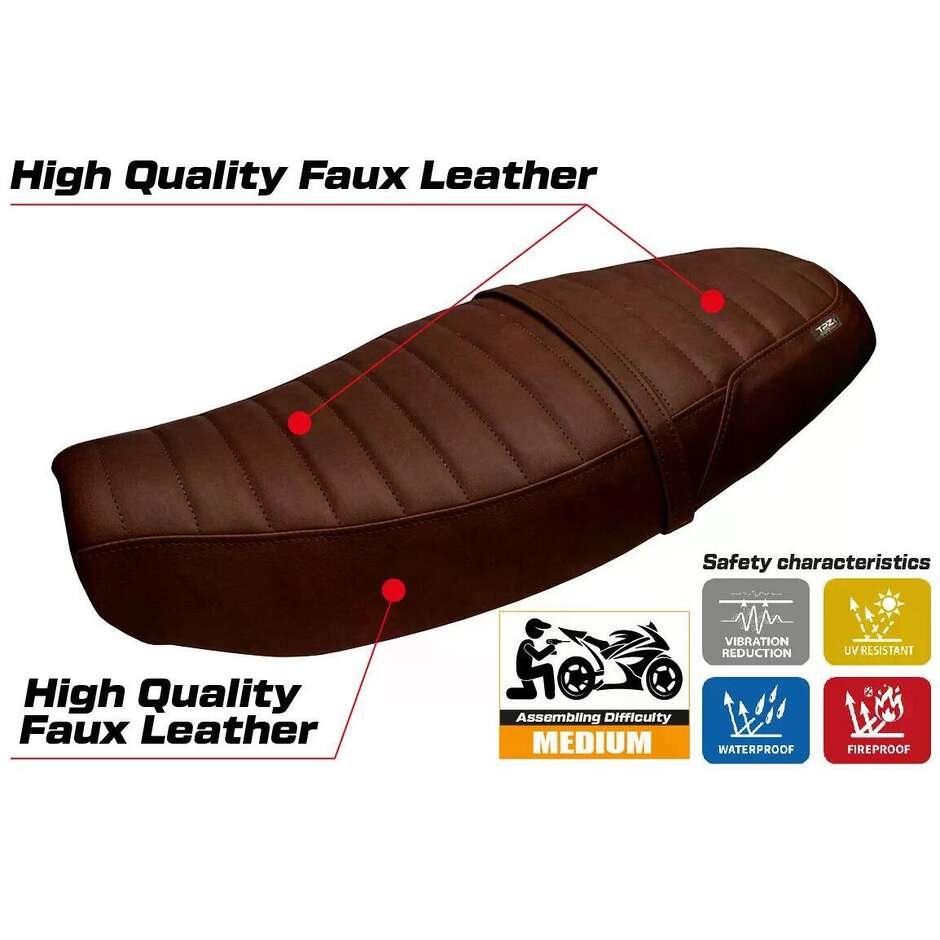 TPZ Italia Seat Cover Specific for Triumph Speed Twin 1200 2019-2026 Model Bomlo