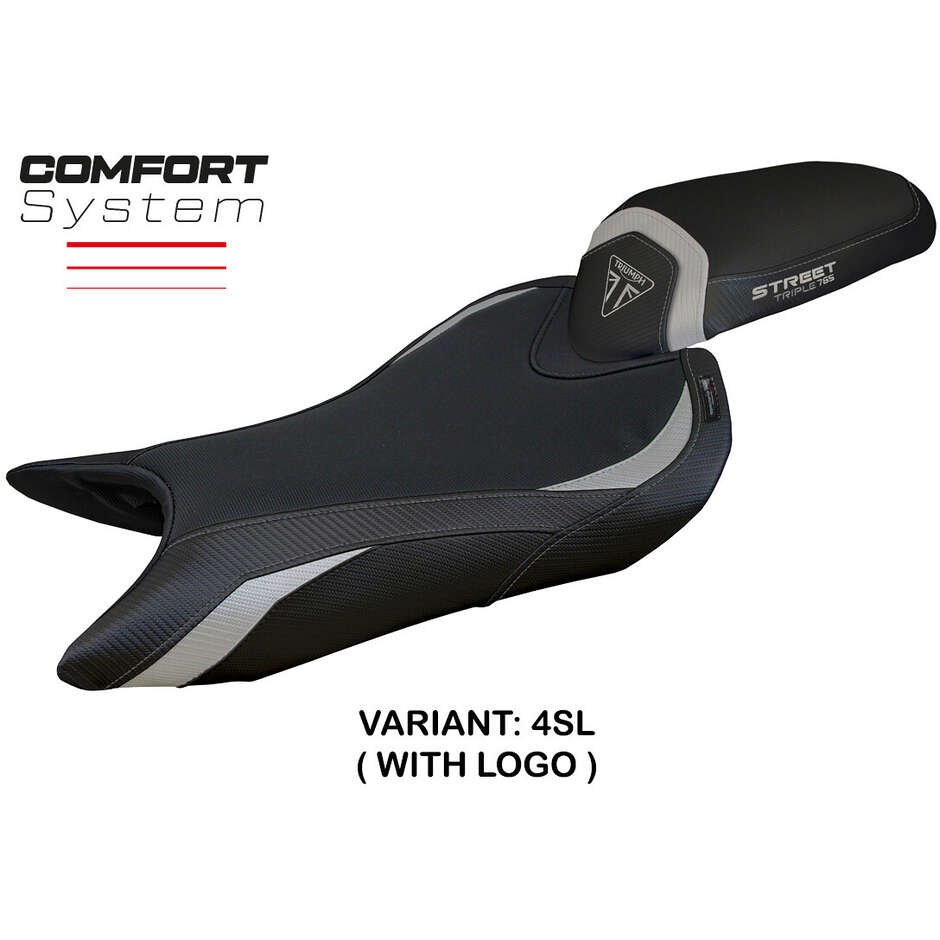 TPZ Italia Seat Cover Specific for Triumph Street Triple 765 2023-2025 Model Norwich Comfort System
