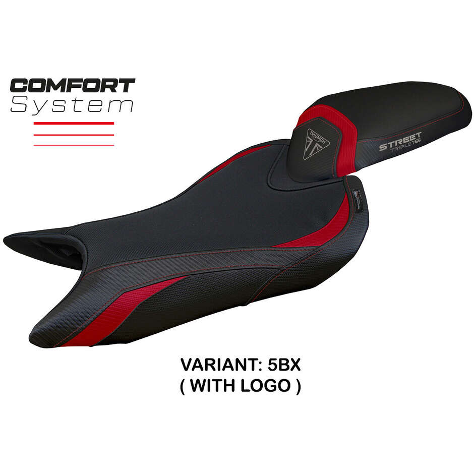 TPZ Italia Seat Cover Specific for Triumph Street Triple 765 2023-2025 Model Norwich Comfort System