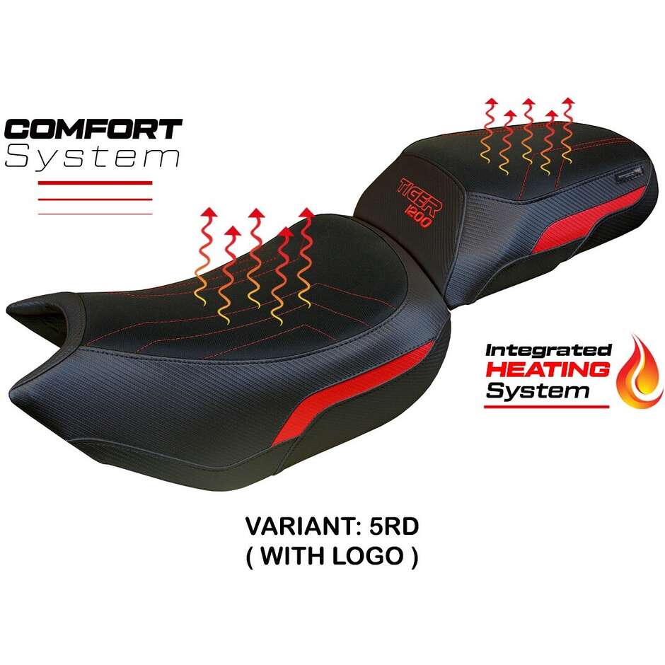 TPZ Italia Seat Cover Specific for Triumph Tiger 1200 2022-2025 Model Heating Comfort System