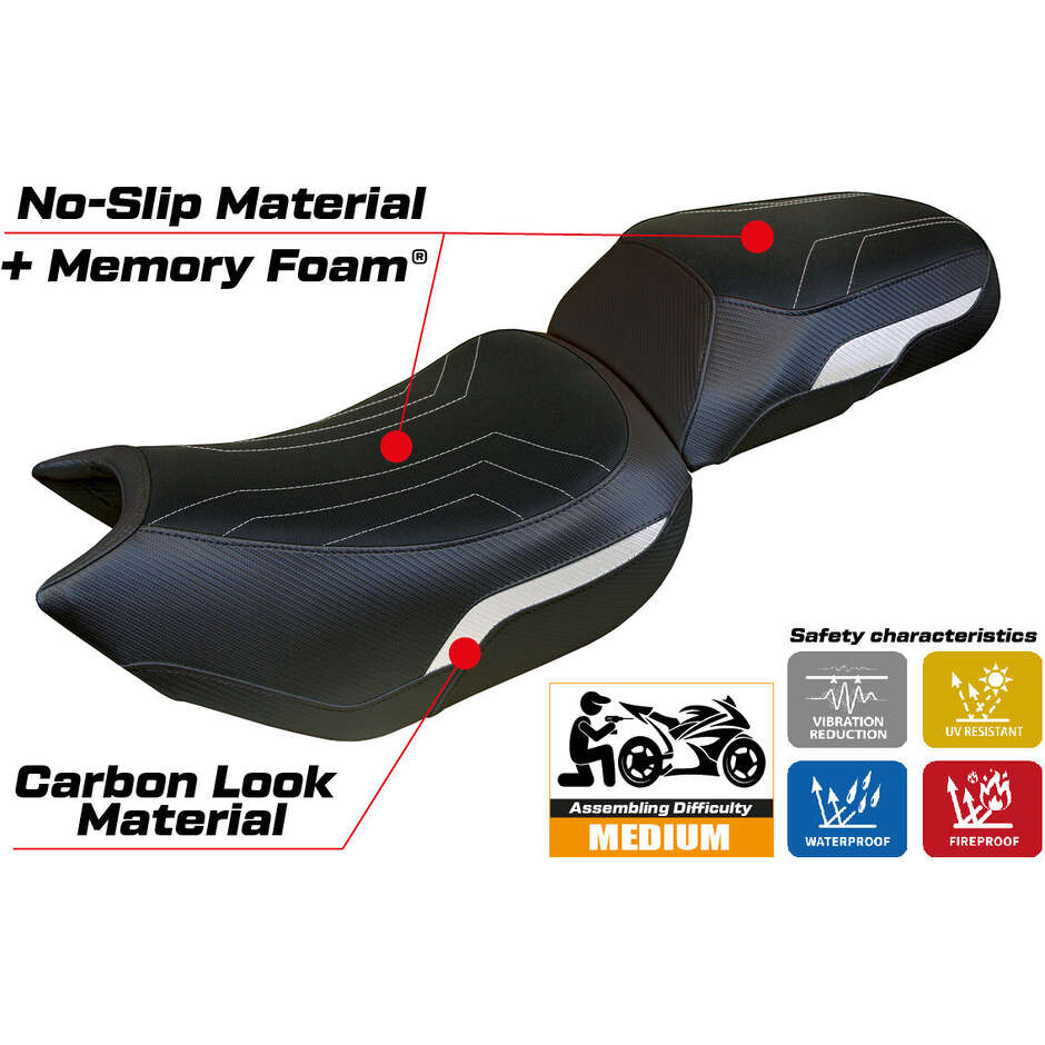 TPZ Italia Seat Cover Specific for Triumph Tiger 1200 2022-2025 Model Wales Comfort System