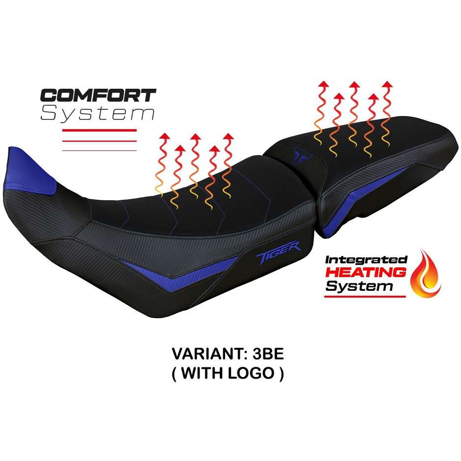 TPZ Italia Seat Cover Specific for Triumph Tiger 900 2020 - 2023 Model Heating Comfort System