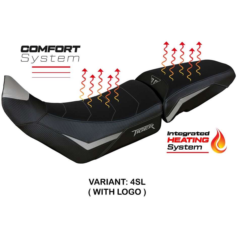TPZ Italia Seat Cover Specific for Triumph Tiger 900 2020 - 2023 Model Heating Comfort System