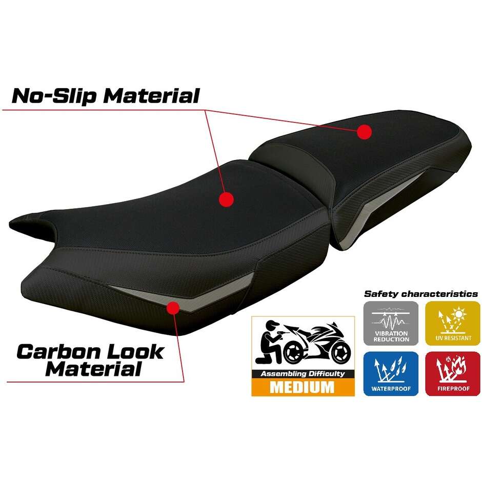 TPZ Italia Seat Cover Specific for Triumph Tiger 900 2024-2025 Model Hatten