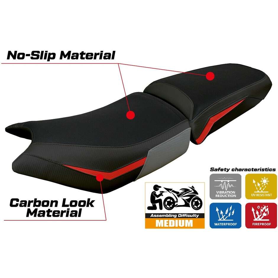 TPZ Italia Seat Cover Specific for Triumph Tiger 900 2024-2025 Model Hatten