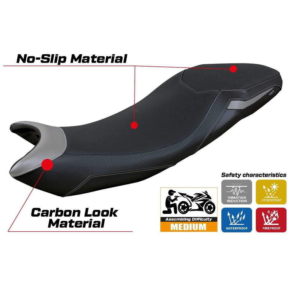TPZ Italia Seat Cover Specific for Triumph Tiger Sport 800 2025 Model Titty
