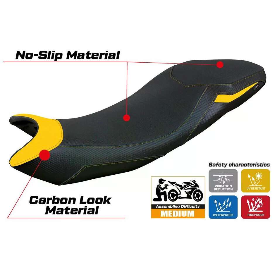 TPZ Italia Seat Cover Specific for Triumph Tiger Sport 800 2025 Model Titty