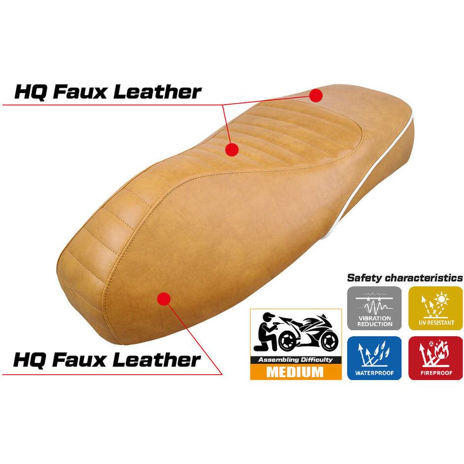 TPZ Italia Seat Cover Specific for Vespa GTS 125/150/300 2009 - 2024 Panarea Model