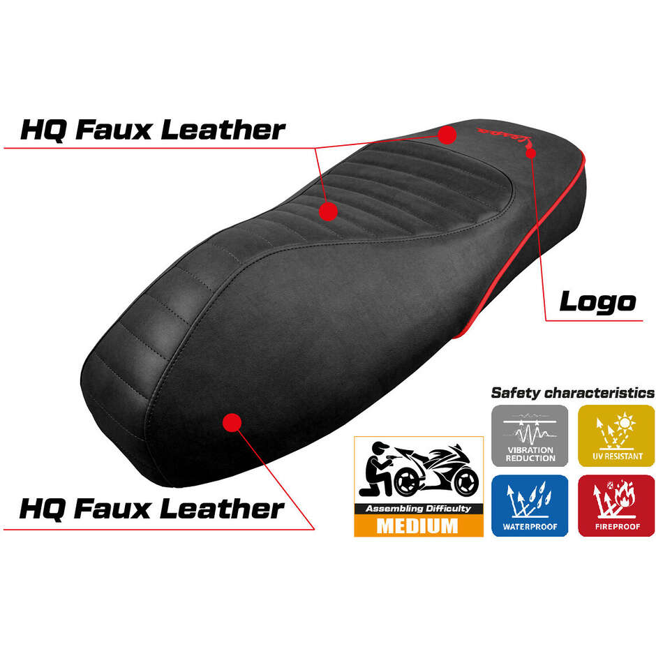 TPZ Italia Seat Cover Specific for Vespa GTS 125/150/300 2009 - 2024 Panarea Model